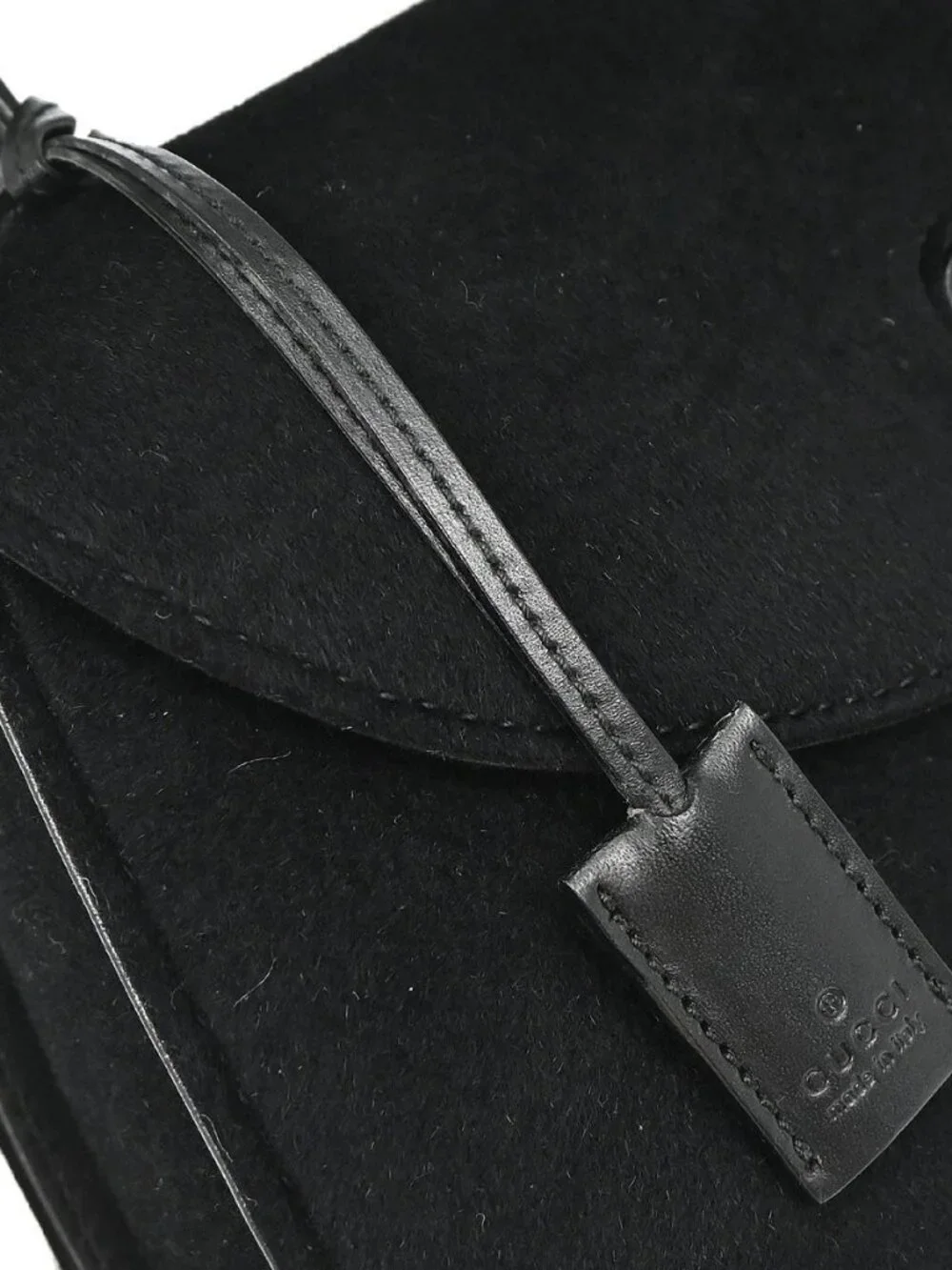 Gucci Black Felt 2way